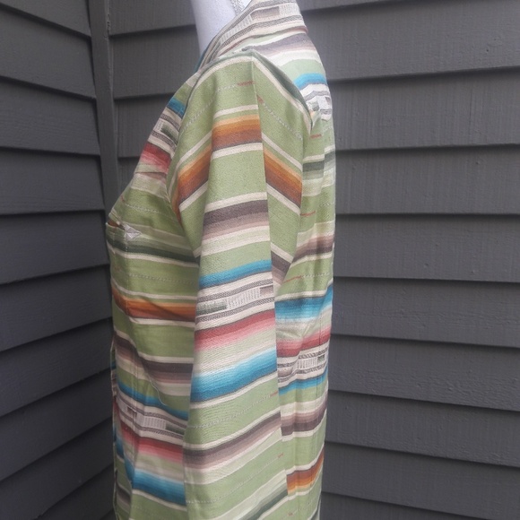 Tasha Polizzi Green Serape Shirt - Picture 6 of 6